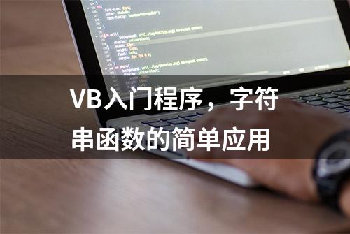 VB入门程序，字符串函数的简单应用