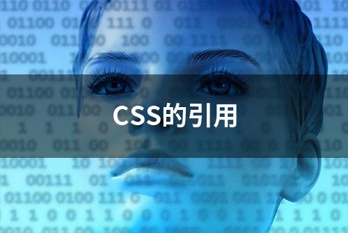 CSS的引用