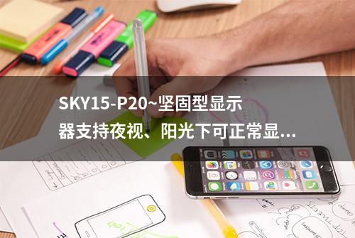 SKY15-P20~坚固型显示器支持夜视、阳光下可正常显示