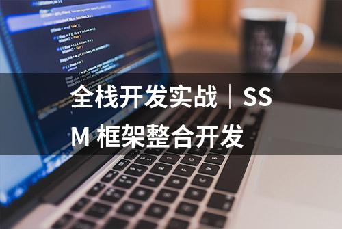 全栈开发实战｜SSM 框架整合开发