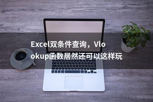 Excel双条件查询，Vlookup函数居然还可以这样玩