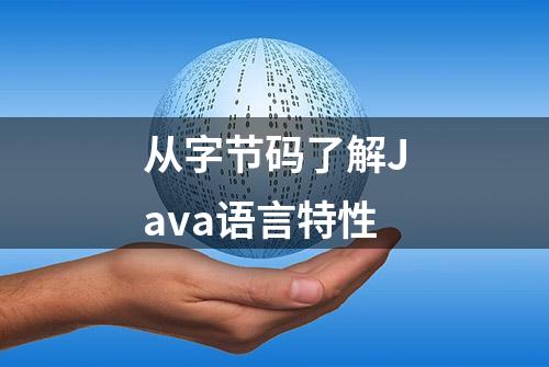 从字节码了解Java语言特性