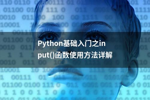 Python基础入门之input()函数使用方法详解