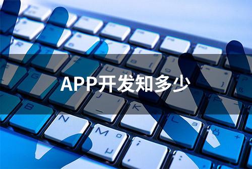 APP开发知多少