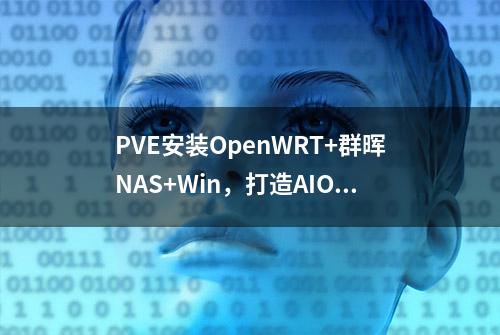 PVE安装OpenWRT+群晖NAS+Win，打造AIO，附PVE网卡直通+硬盘直通