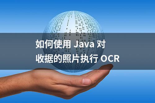 如何使用 Java 对收据的照片执行 OCR