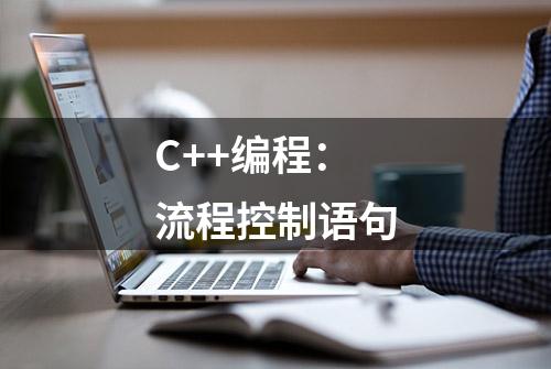 C++编程：流程控制语句