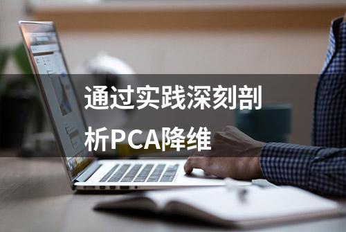 通过实践深刻剖析PCA降维