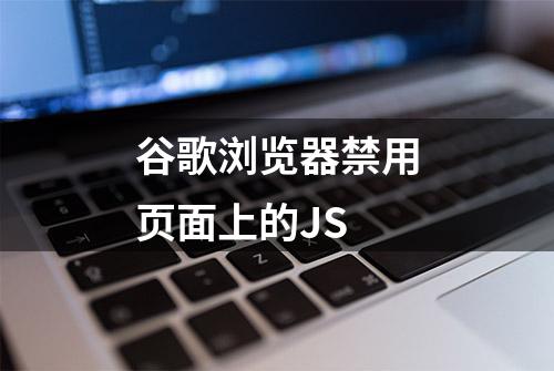 谷歌浏览器禁用页面上的JS