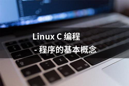 Linux C 编程 - 程序的基本概念