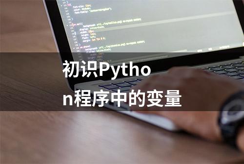 初识Python程序中的变量