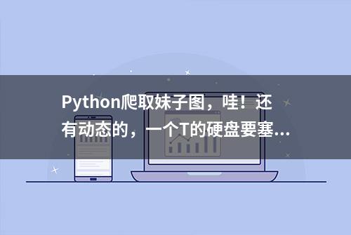 Python爬取妹子图，哇！还有动态的，一个T的硬盘要塞满了