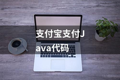 支付宝支付Java代码