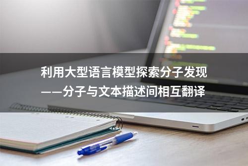 利用大型语言模型探索分子发现——分子与文本描述间相互翻译