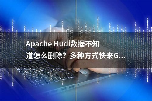 Apache Hudi数据不知道怎么删除？多种方式快来Get