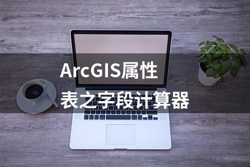 ArcGIS属性表之字段计算器