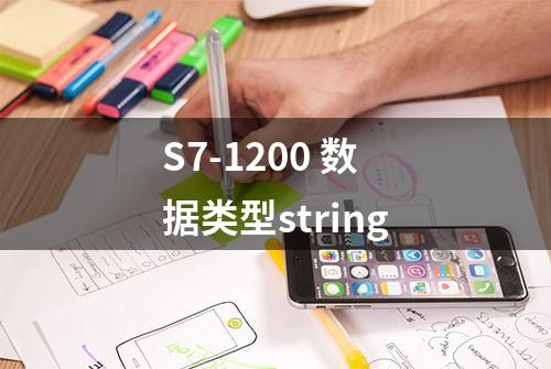 S7-1200 数据类型string