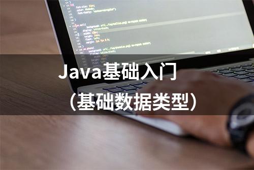 Java基础入门（基础数据类型）