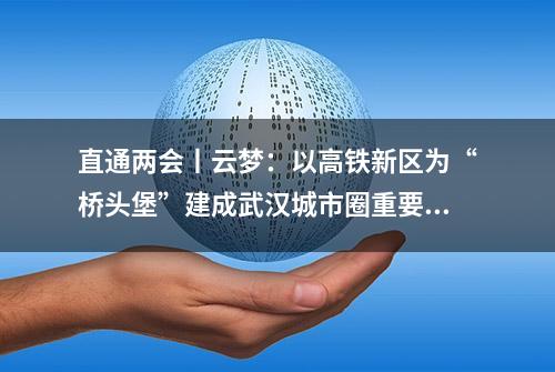 直通两会丨云梦：以高铁新区为“桥头堡”建成武汉城市圈重要节点城市