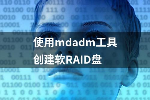 使用mdadm工具创建软RAID盘