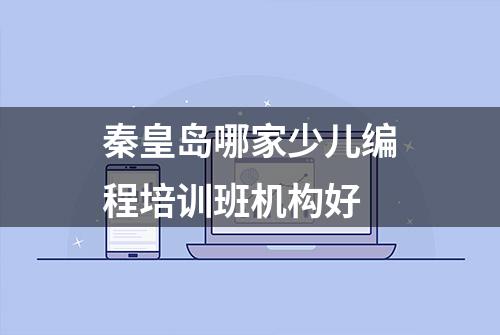 秦皇岛哪家少儿编程培训班机构好