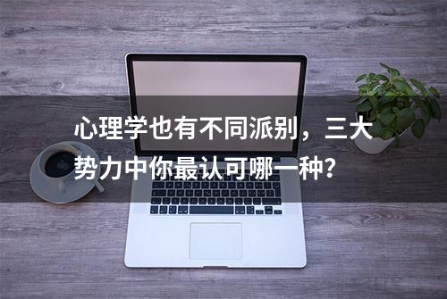 心理学也有不同派别，三大势力中你最认可哪一种？