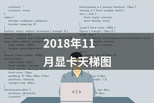 2018年11月显卡天梯图