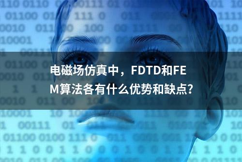 电磁场仿真中，FDTD和FEM算法各有什么优势和缺点？