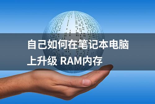 自己如何在笔记本电脑上升级 RAM内存