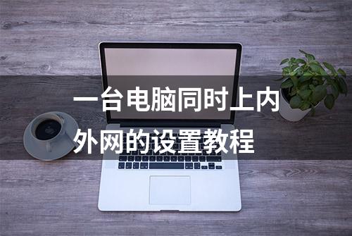 一台电脑同时上内外网的设置教程