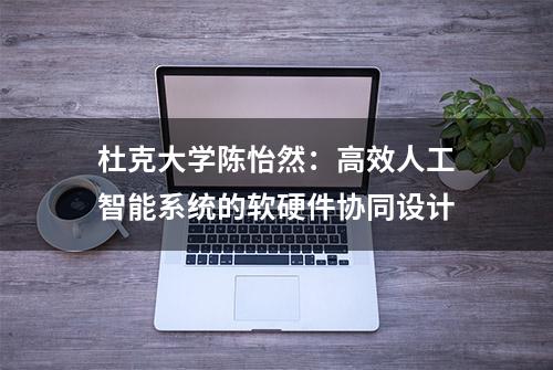 杜克大学陈怡然：高效人工智能系统的软硬件协同设计