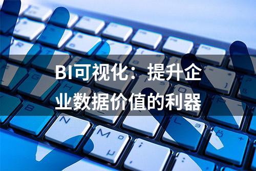 BI可视化：提升企业数据价值的利器