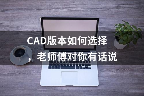 CAD版本如何选择，老师傅对你有话说