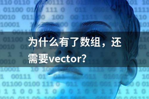 为什么有了数组，还需要vector？