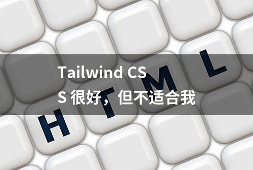 Tailwind CSS 很好，但不适合我