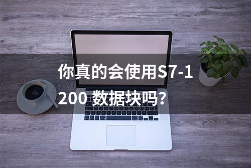 你真的会使用S7-1200 数据块吗？