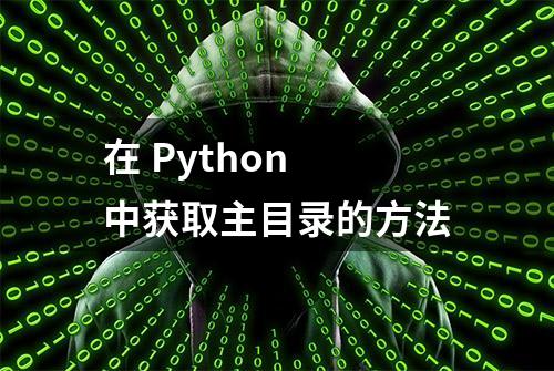 在 Python 中获取主目录的方法