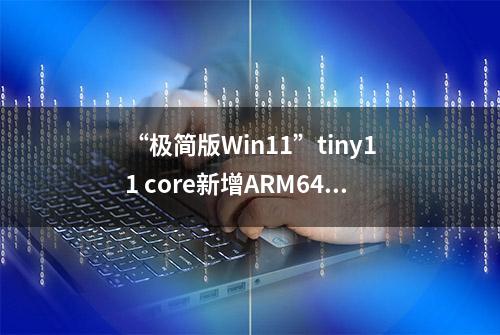 “极简版Win11”tiny11 core新增ARM64版本，体积不到3 GB