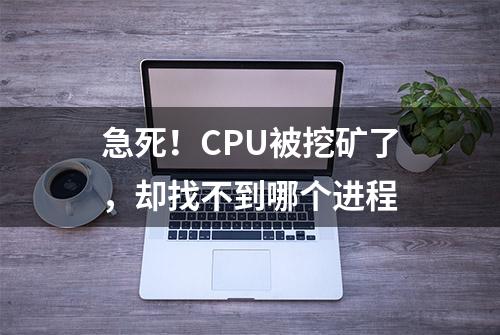 急死！CPU被挖矿了，却找不到哪个进程