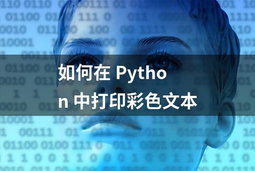 如何在 Python 中打印彩色文本