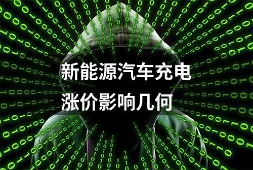 新能源汽车充电涨价影响几何