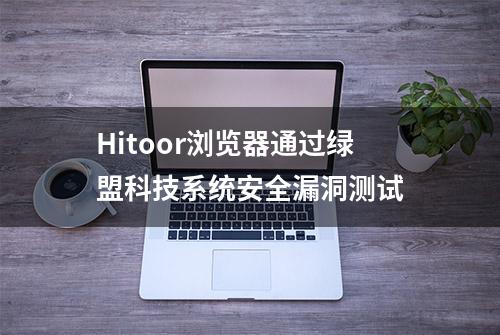 Hitoor浏览器通过绿盟科技系统安全漏洞测试