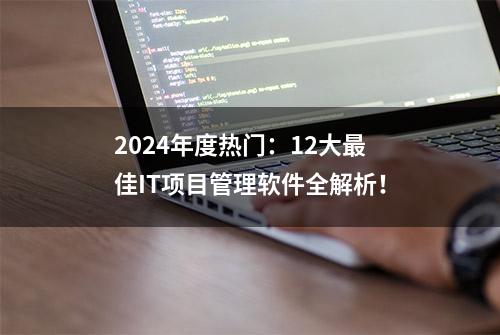 2024年度热门：12大最佳IT项目管理软件全解析！