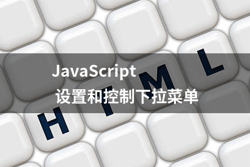 JavaScript 设置和控制下拉菜单