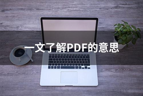 一文了解PDF的意思