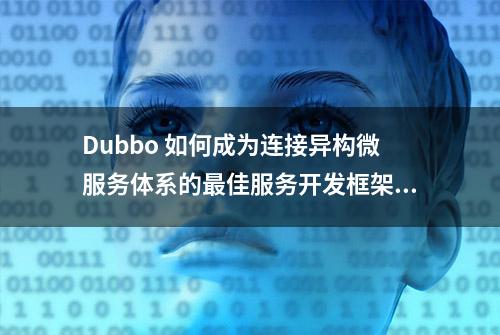 Dubbo 如何成为连接异构微服务体系的最佳服务开发框架？