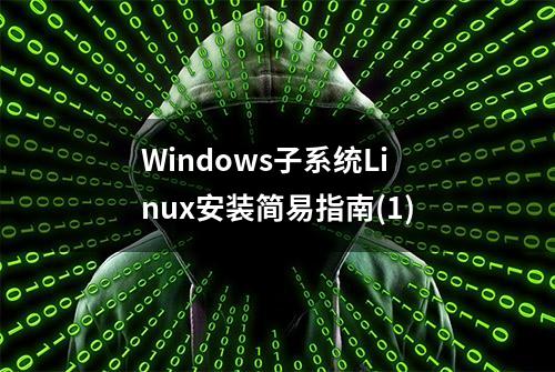 Windows子系统Linux安装简易指南(1)