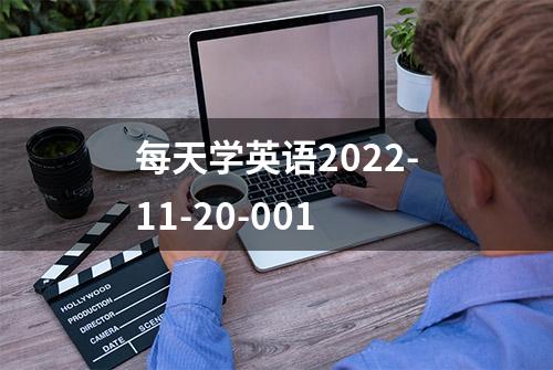 每天学英语2022-11-20-001