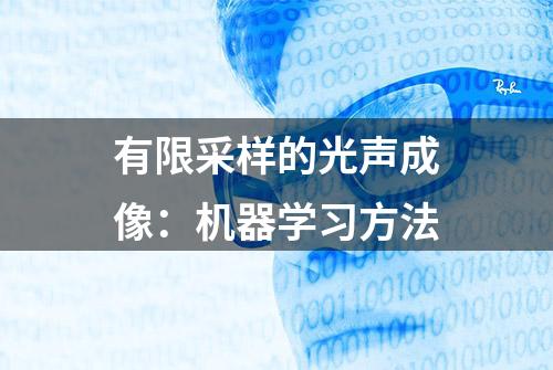 有限采样的光声成像：机器学习方法