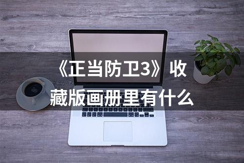 《正当防卫3》收藏版画册里有什么